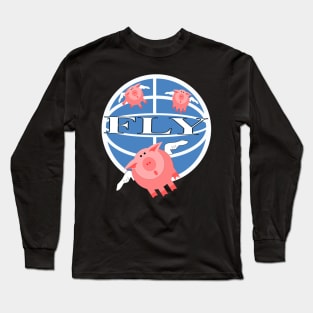 Pigs Might Fly Long Sleeve T-Shirt